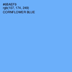 #6BAEF9 - Cornflower Blue Color Image